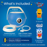 Luna StoryTime Projector Owl & Tumble Leaf Set